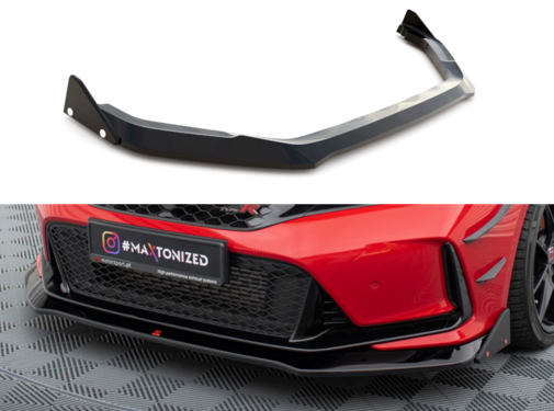 Maxton Design Maxton Design Front Splitter V.1 + Flaps Honda Civic Type-R Mk 11