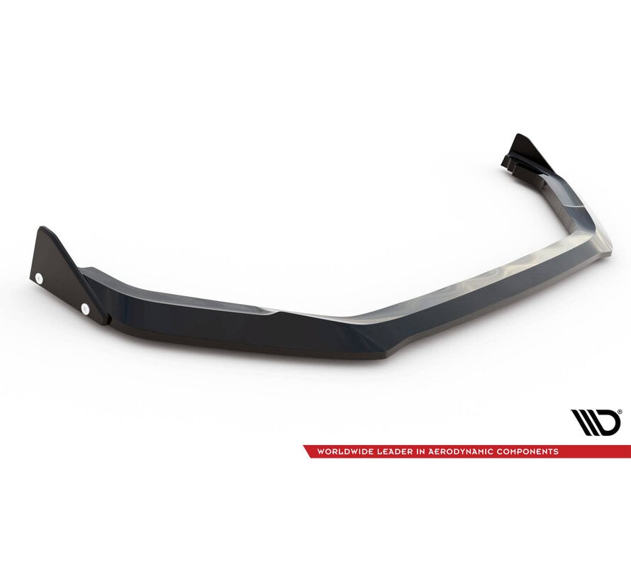 Maxton Design Front Splitter V.1 + Flaps Honda Civic Type-R Mk 11