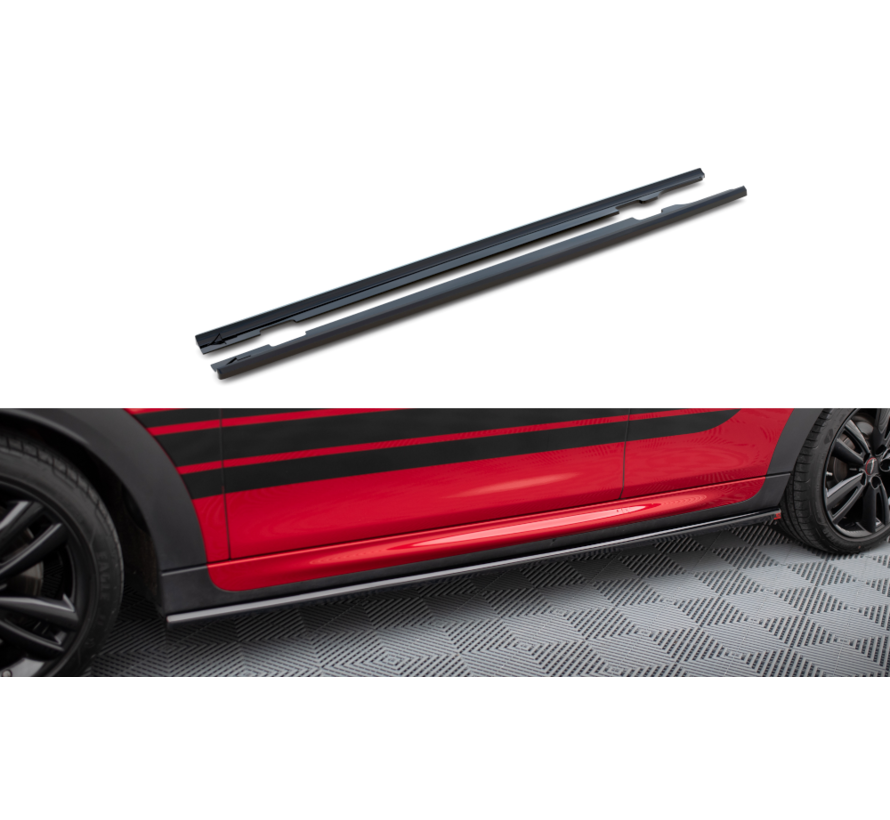 Maxton Design Side Skirts Diffusers Mini Cooper S John Cooper Works F55 Facelift