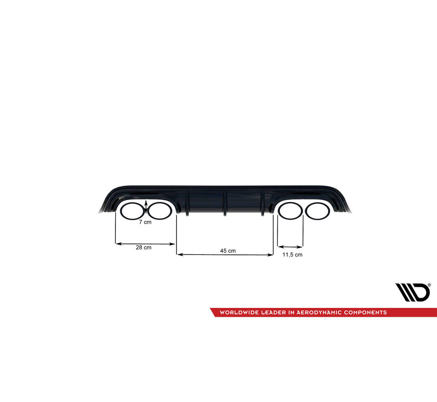 Maxton Design Rear Valance Mercedes-Benz CLK W209