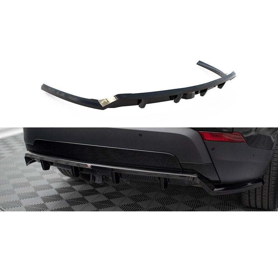 Maxton Design Central Rear Splitter (with vertical bars) Land Rover Discovery HSE Mk5