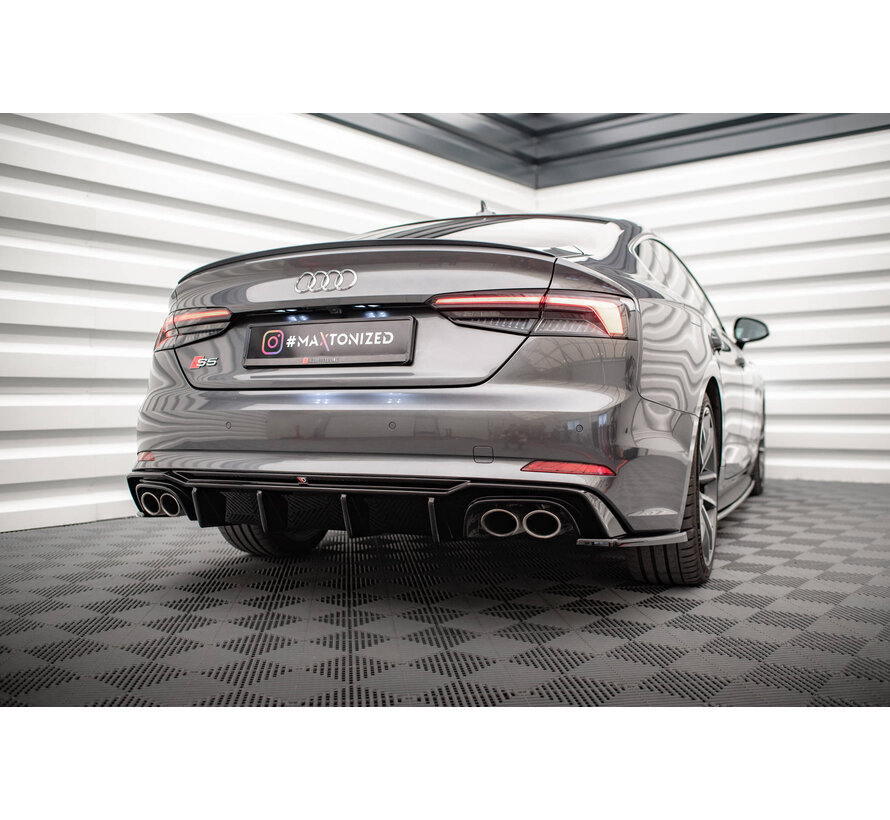 Maxton Design Rear Side Splitters Audi S5 Coupe / Sportback F5