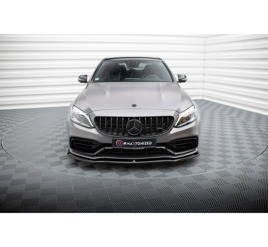 Maxton Design Front Splitter V.1 Mercedes-AMG C63 Sedan / Estate W205 Facelift