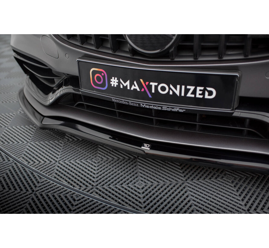 Maxton Design Front Splitter V.1 Mercedes-AMG C63 Sedan / Estate W205 Facelift