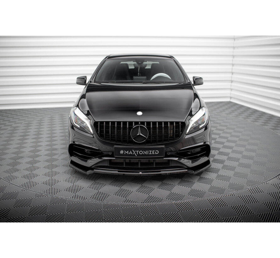 Maxton Design Front Splitter V.1 Mercedes-Benz A AMG-Line W176 Facelift