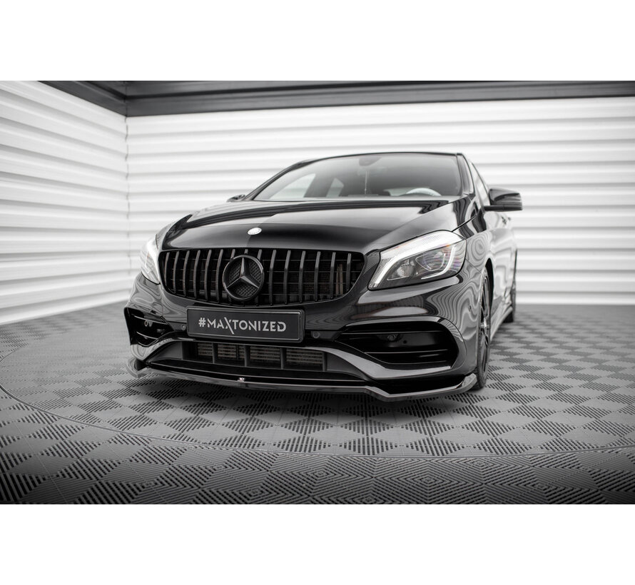 Maxton Design Front Splitter V.1 Mercedes-Benz A AMG-Line W176 Facelift
