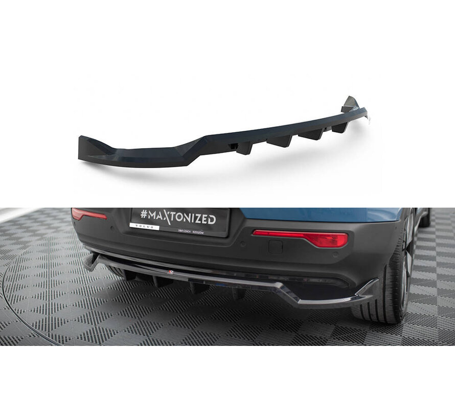 Maxton Design Central Rear Splitter (with vertical bars) Volvo C40 Mk1
