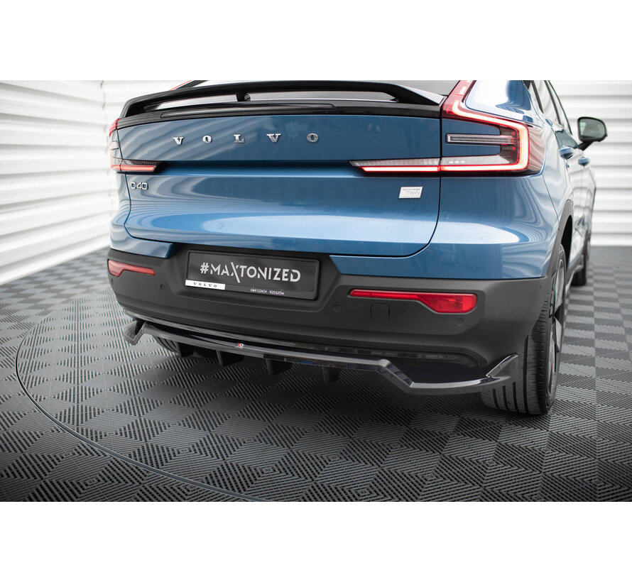 Maxton Design Central Rear Splitter (with vertical bars) Volvo C40 Mk1