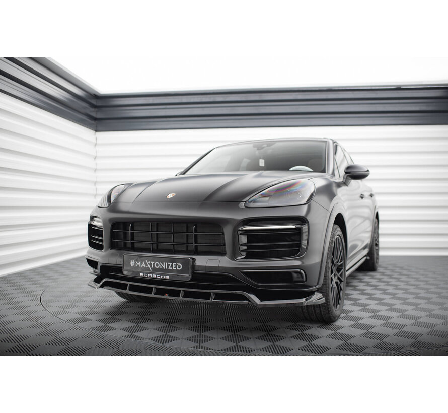 Maxton Design Front Splitter Porsche Cayenne Sport Design Mk3