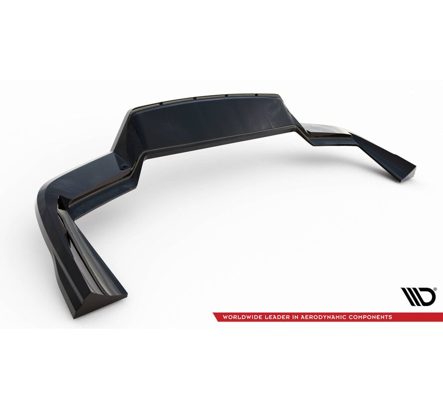 Maxton Design Central Rear Splitter (with vertical bars) Porsche Cayenne Sport Design Mk3