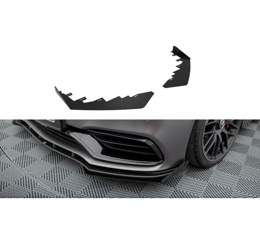 Maxton Design Front Flaps Mercedes-AMG C63 Sedan / Estate W205 Facelift