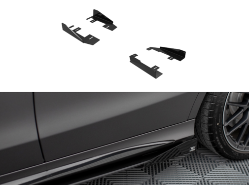 Maxton Design Maxton Design Side Flaps Mercedes-AMG C63 Sedan / Estate W205 Facelift