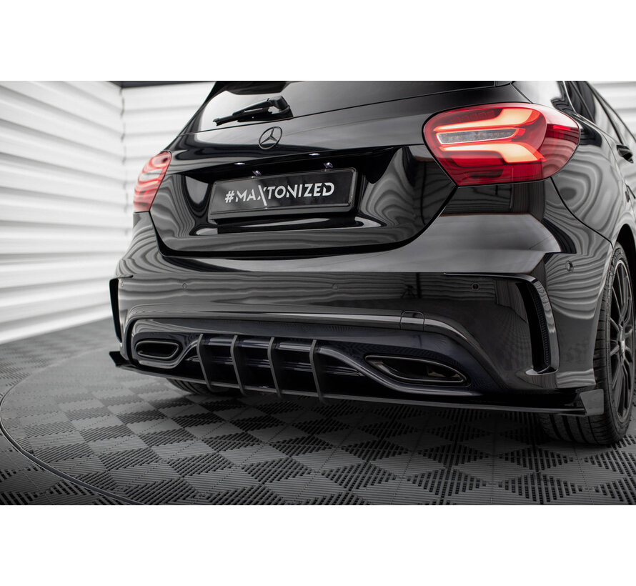 Maxton Design Rear Side Flaps Mercedes-Benz A AMG-Line W176 Facelift