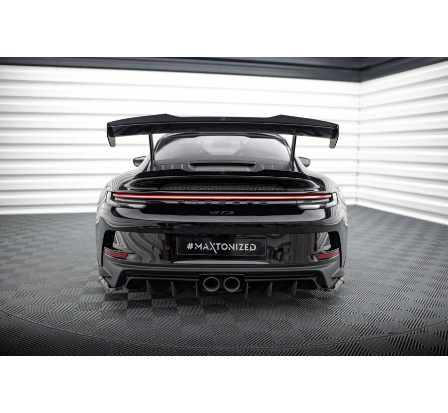 Maxton Design Lower Spoiler Cap Porsche 911 992 GT3