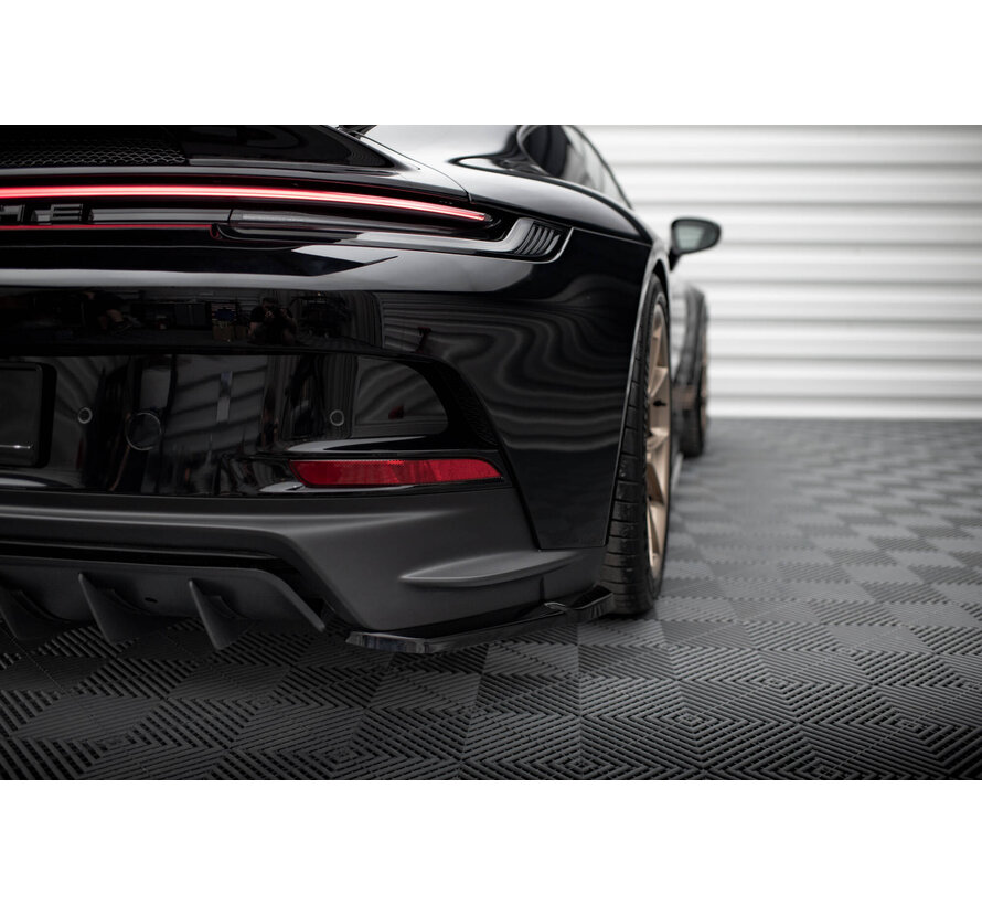 Maxton Design Rear Side Splitters Porsche 911 992 GT3