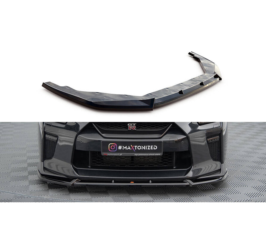 Maxton Design Front Splitter V.2 Nissan GTR R35 Facelift