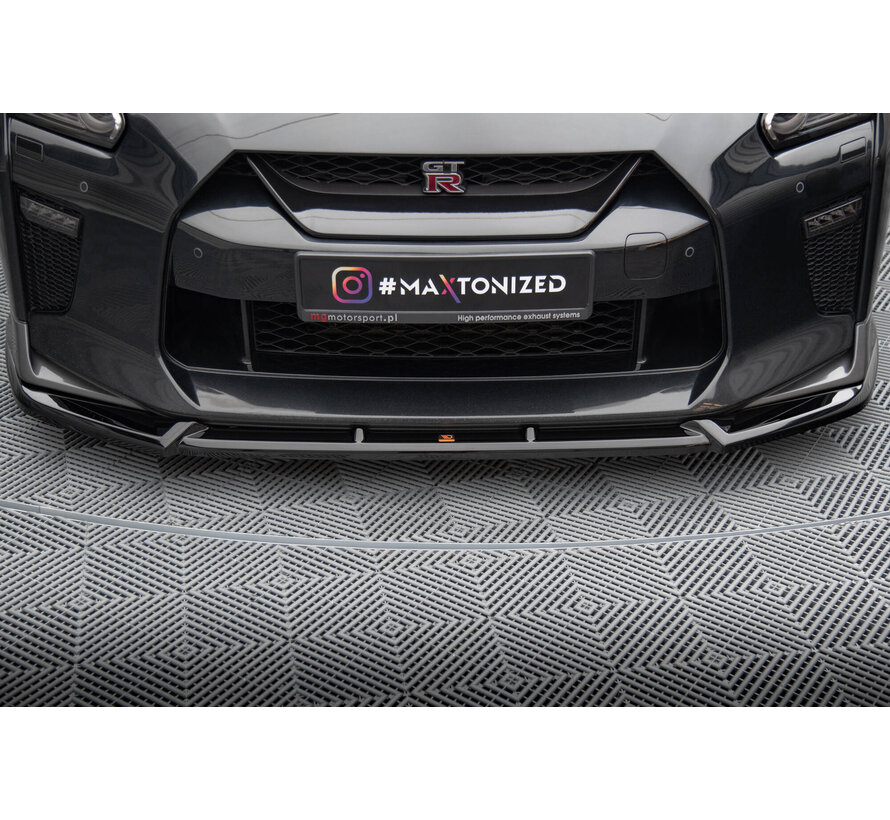 Maxton Design Front Splitter V.2 Nissan GTR R35 Facelift