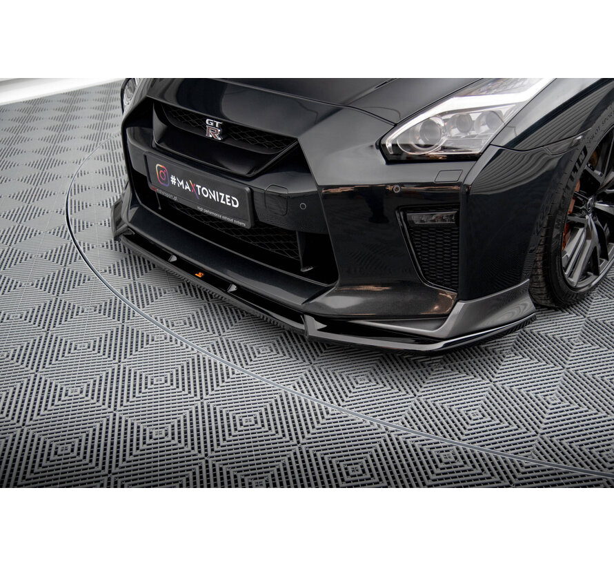 Maxton Design Front Splitter V.2 Nissan GTR R35 Facelift