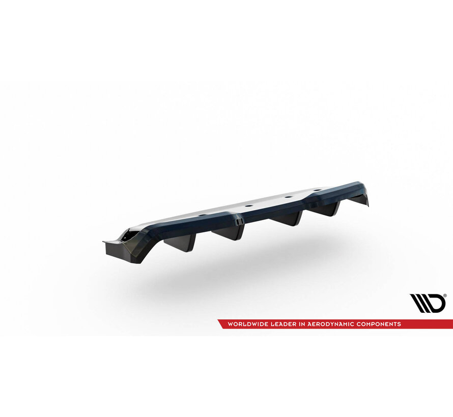 Maxton Design Central Rear Splitter (with vertical bars) Nissan GTR R35 Facelift