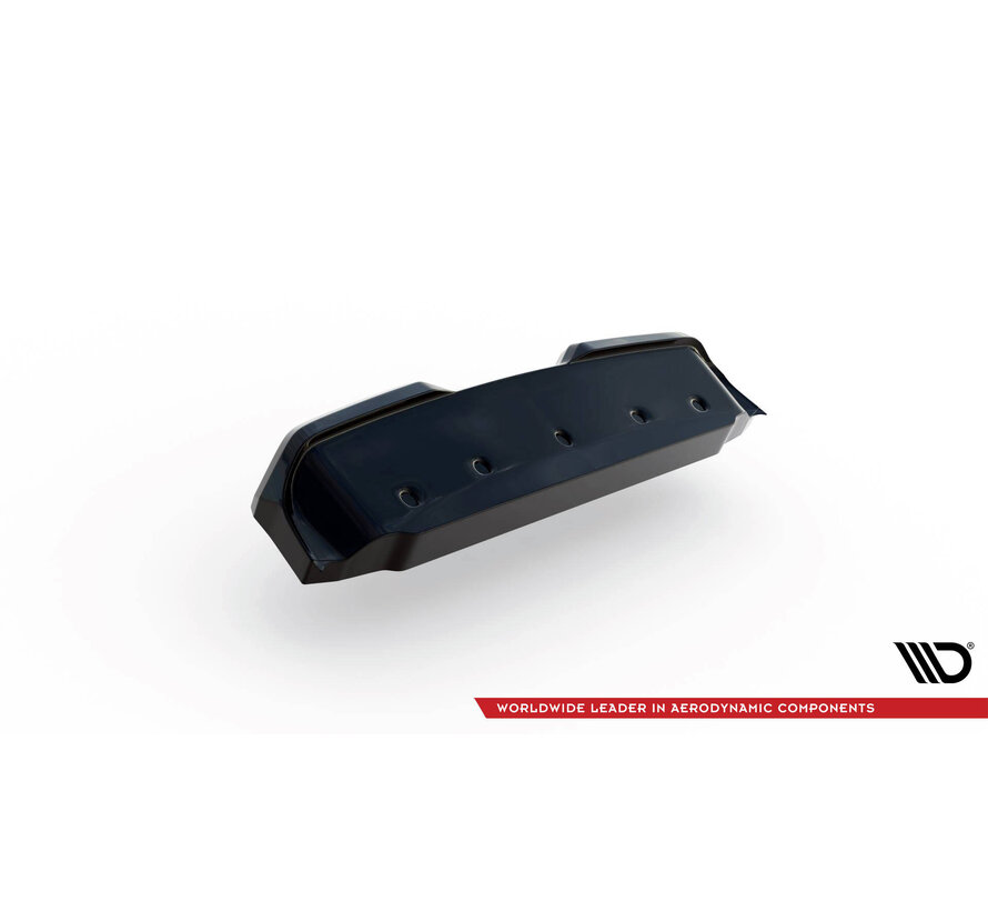 Maxton Design Central Rear Splitter (with vertical bars) Nissan GTR R35 Facelift