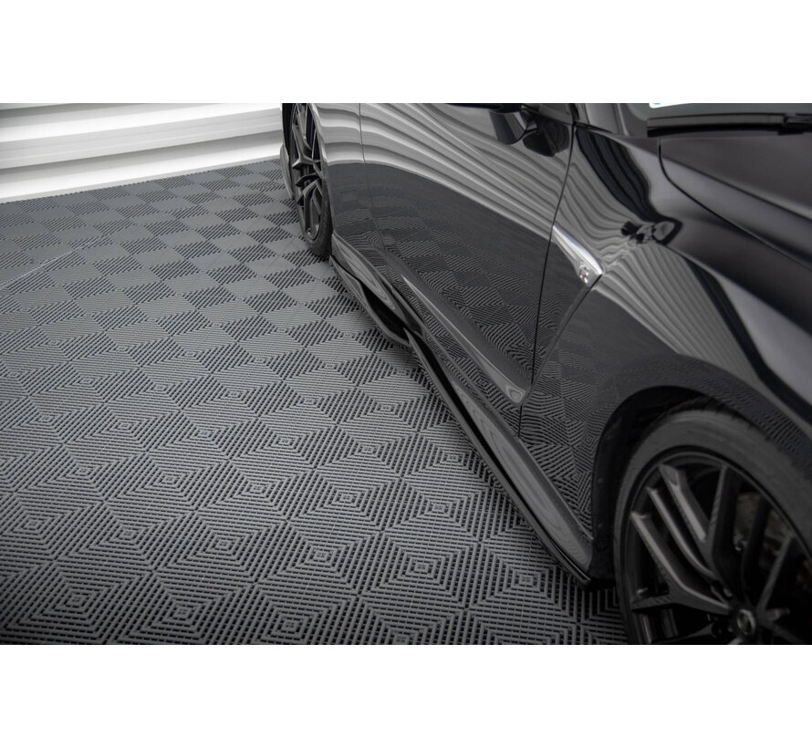 Maxton Design Side Skirts Diffusers Nissan GTR R35 Facelift