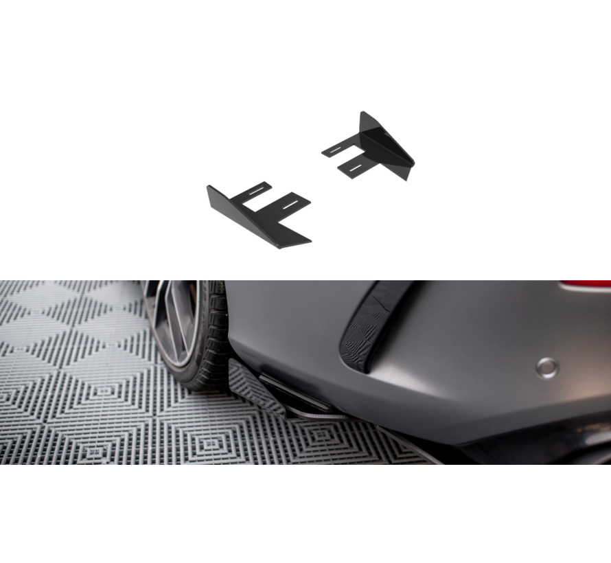 Maxton Design Rear Side Flaps Mercedes-AMG C43 Coupe C205 Facelift