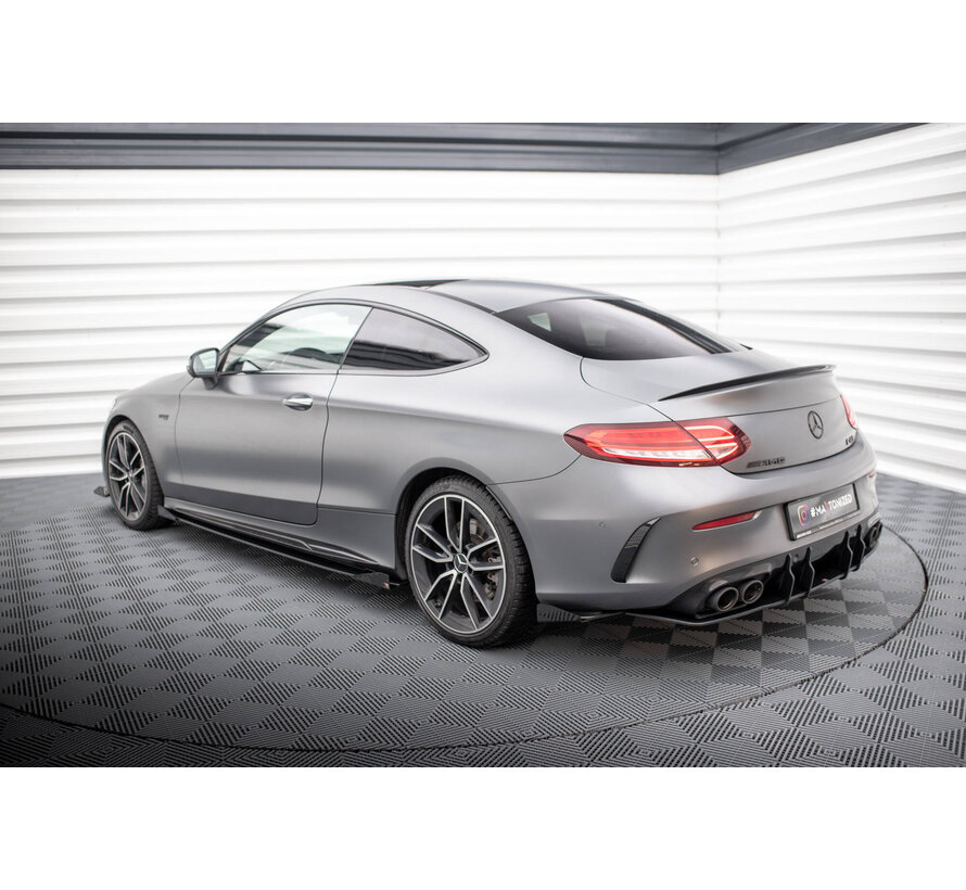 Maxton Design Rear Side Flaps Mercedes-AMG C43 Coupe C205 Facelift