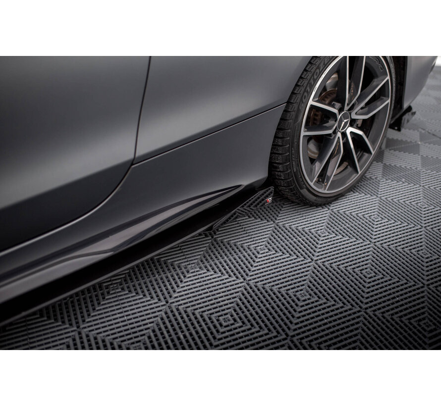 Maxton Design Side Flaps Mercedes-AMG C43 Coupe C205 Facelift