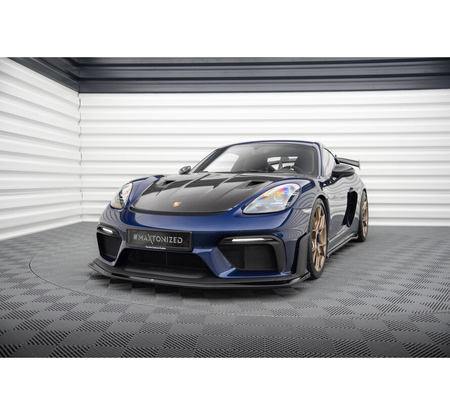 Maxton Design Front Splitter Porsche 718 Cayman GT4 RS 982c