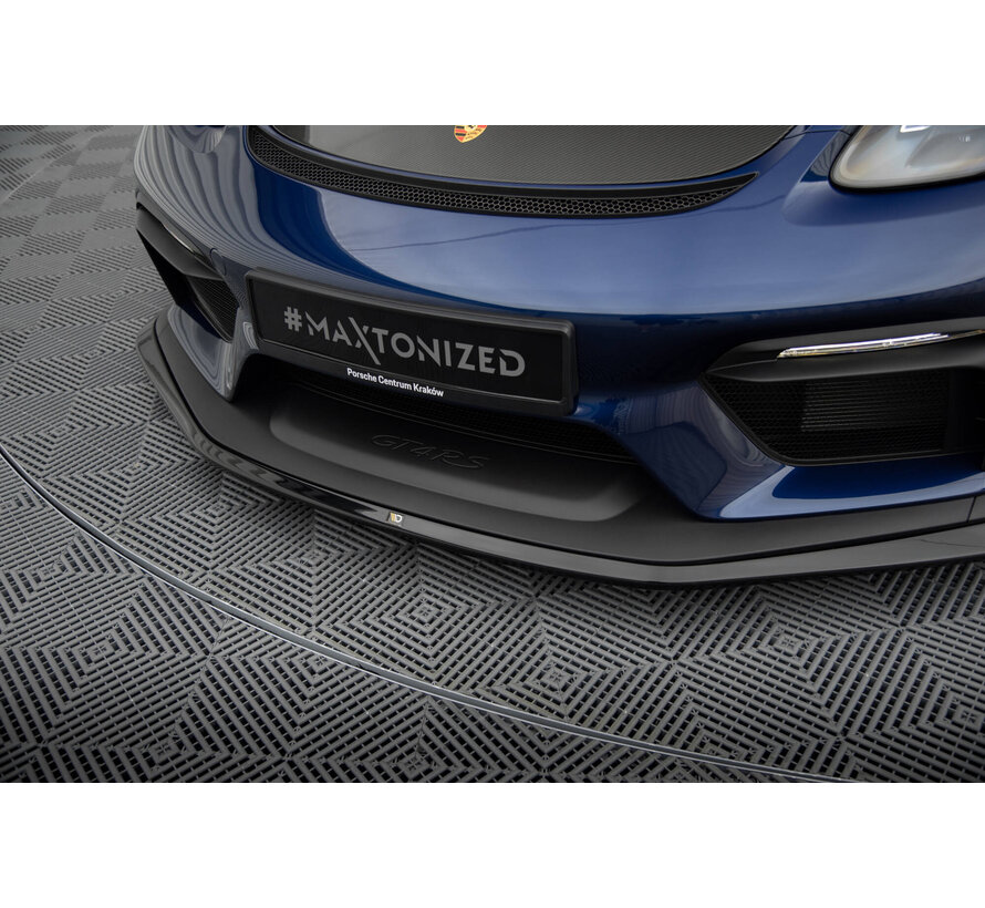 Maxton Design Front Splitter Porsche 718 Cayman GT4 RS 982c