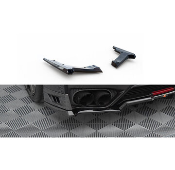 Maxton Design Maxton Design Rear Side Splitters Nissan GTR R35 Facelift