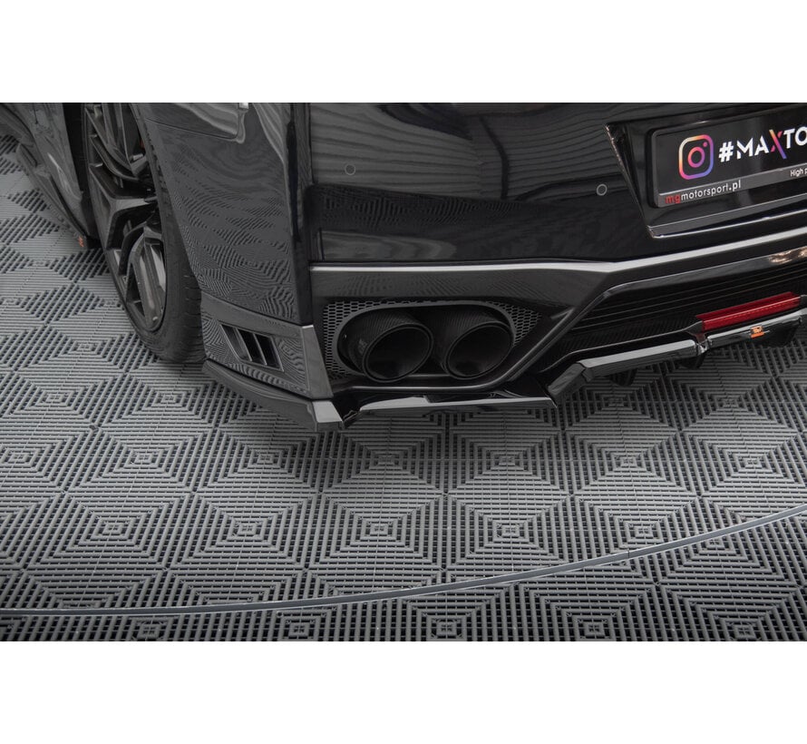 Maxton Design Rear Side Splitters Nissan GTR R35 Facelift