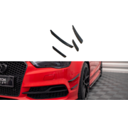 Maxton Design Maxton Design Front Bumper Wings (Canards) Audi S3 / A3 S-Line 8V Sedan / Cabrio