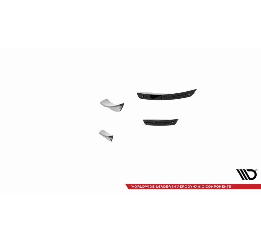 Maxton Design Front Bumper Wings (Canards) Audi S3 / A3 S-Line 8V Sedan / Cabrio