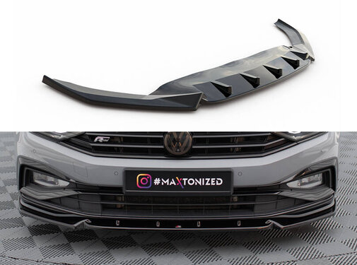 Maxton Design Maxton Design Front Splitter V.1 Volkswagen Passat R-Line B8 Facelift