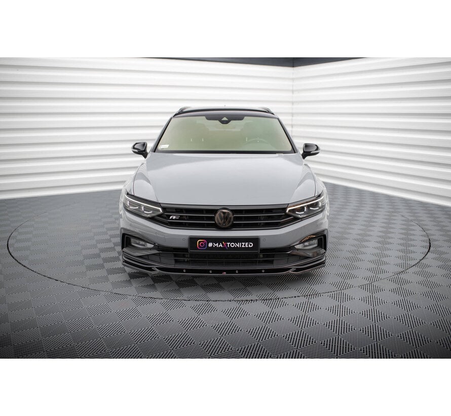 Maxton Design Front Splitter V.2 Volkswagen Passat R-Line B8 Facelift