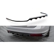 Maxton Design Maxton Design Central Rear Splitter (with vertical bars) Volkswagen Passat R-Line B8 Facelift