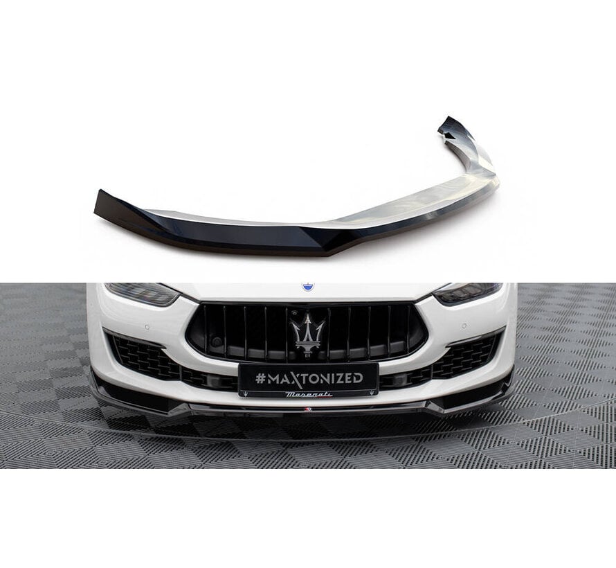 Maxton Design Front Splitter V.1 Maserati Ghibli Mk3 Facelift