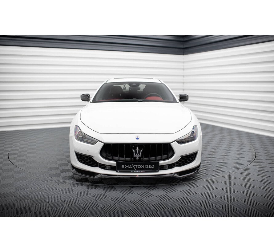 Maxton Design Front Splitter V.1 Maserati Ghibli Mk3 Facelift