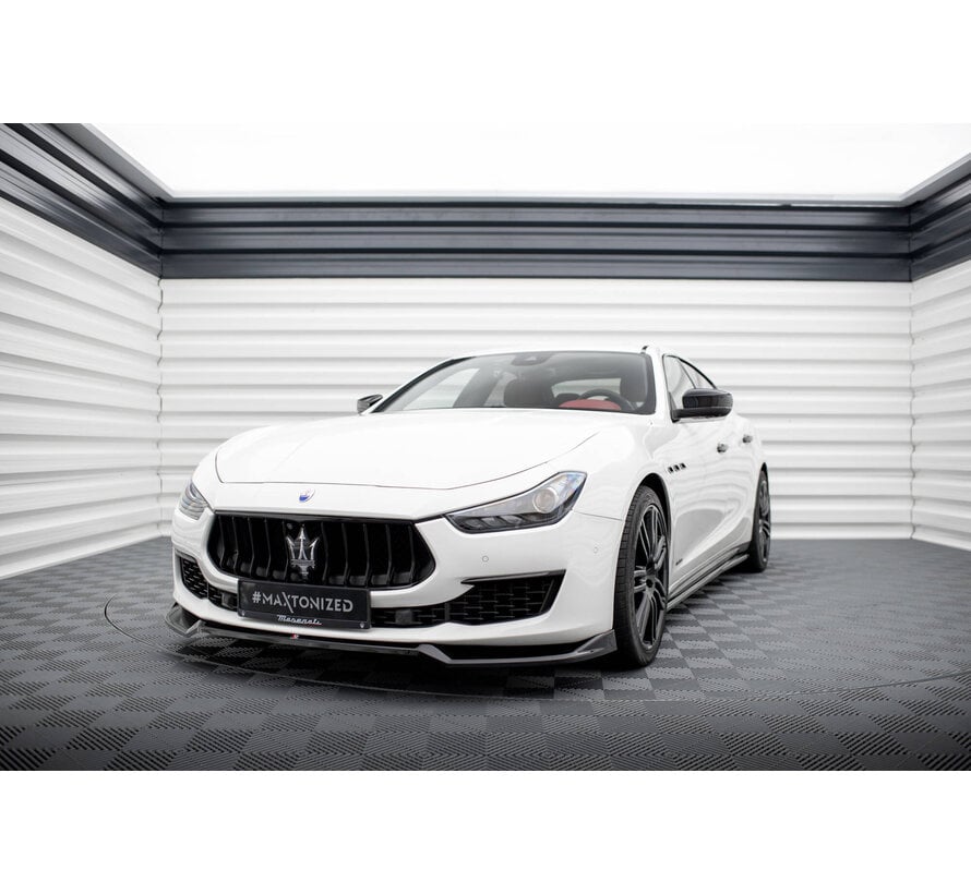 Maxton Design Front Splitter V.1 Maserati Ghibli Mk3 Facelift