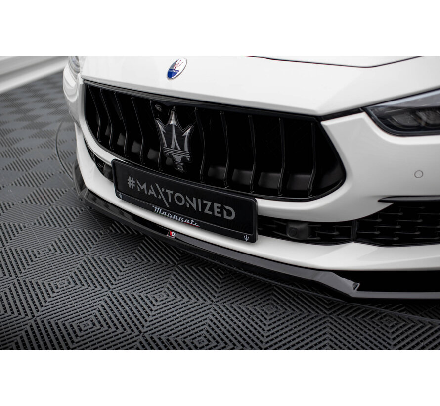 Maxton Design Front Splitter V.1 Maserati Ghibli Mk3 Facelift