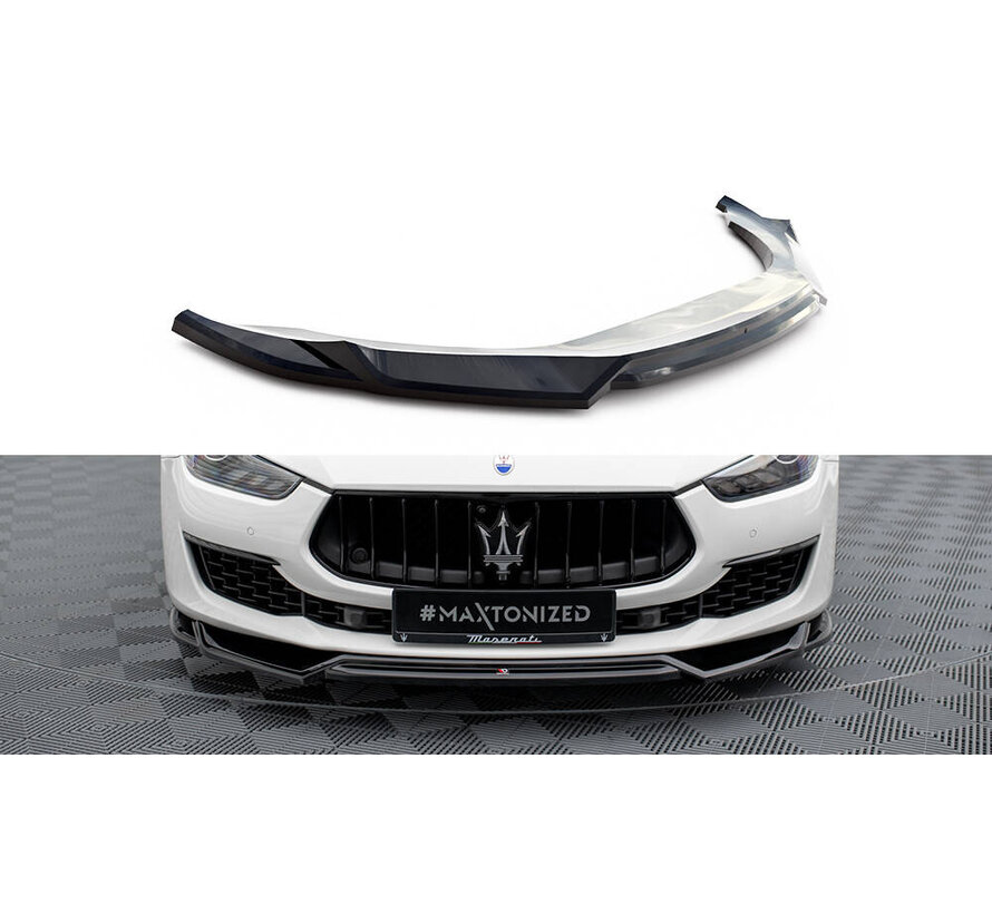 Maxton Design Front Splitter V.2 Maserati Ghibli Mk3 Facelift