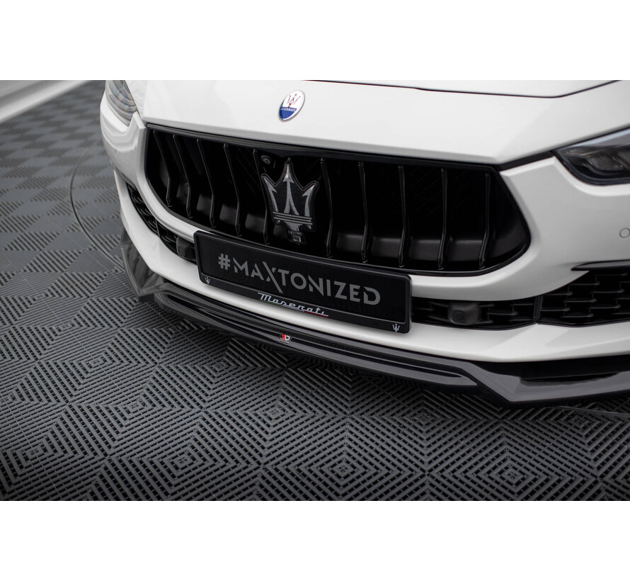 Maxton Design Front Splitter V.2 Maserati Ghibli Mk3 Facelift