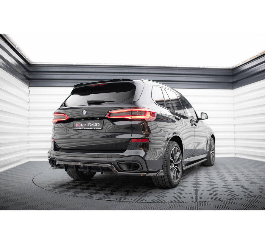 Maxton Design Central Rear Splitter (with vertical bars) BMW X5 M-Pack G05