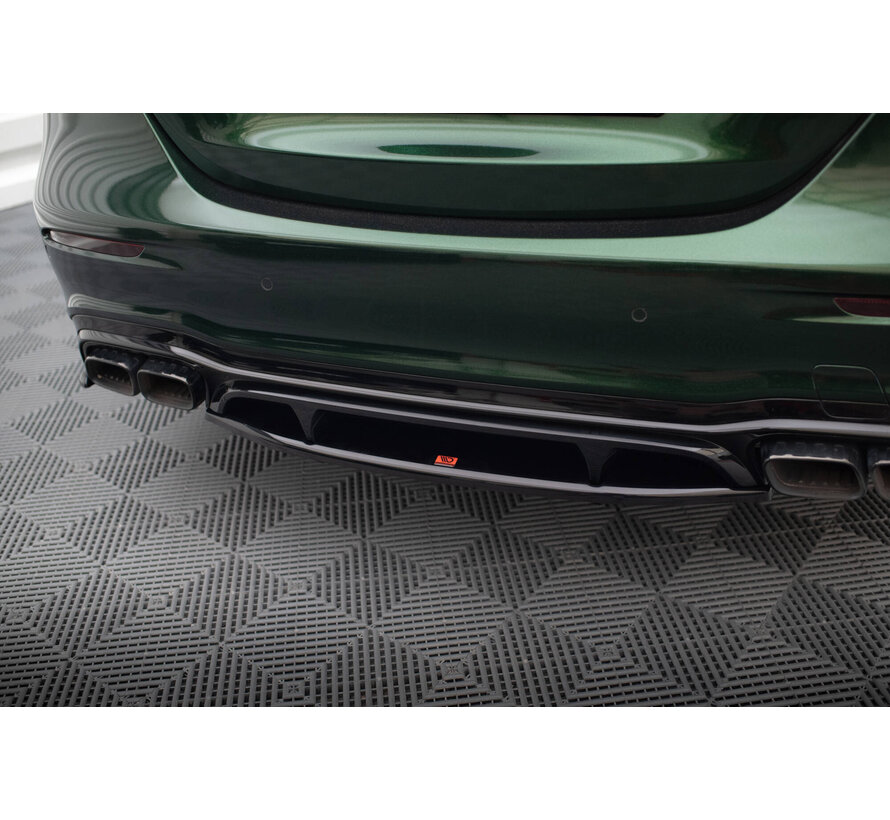 Maxton Design Central Rear Splitter (with vertical bars) Mercedes-AMG E63 W213 Facelift