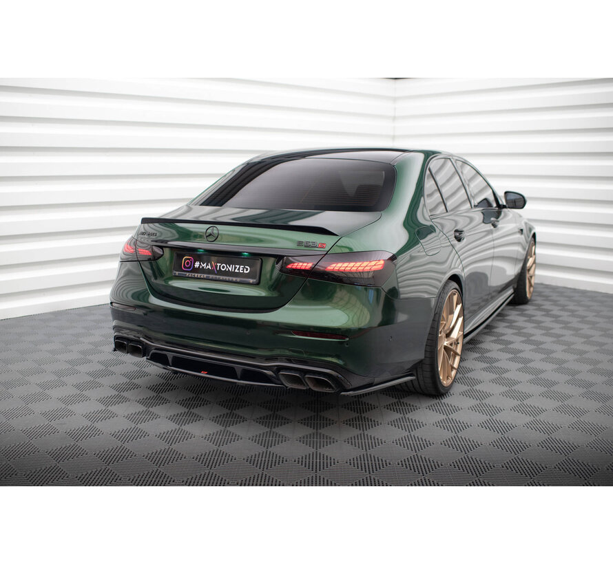 Maxton Design Central Rear Splitter (with vertical bars) Mercedes-AMG E63 W213 Facelift