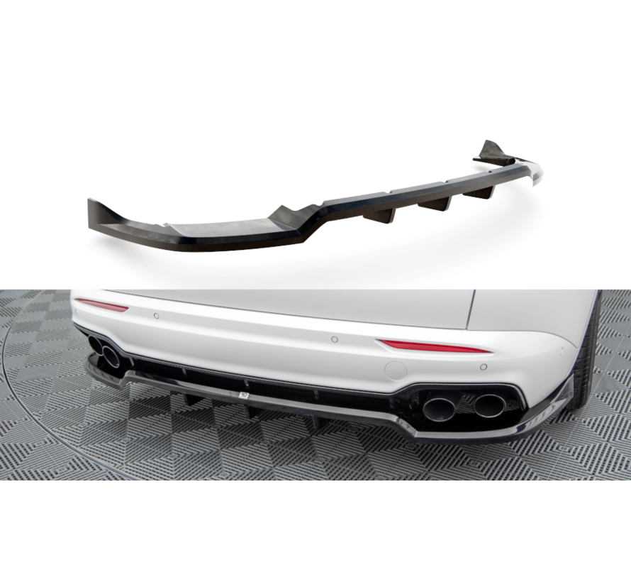 Maxton Design Central Rear Splitter (with vertical bars) Maserati Grecale GT / Modena Mk1