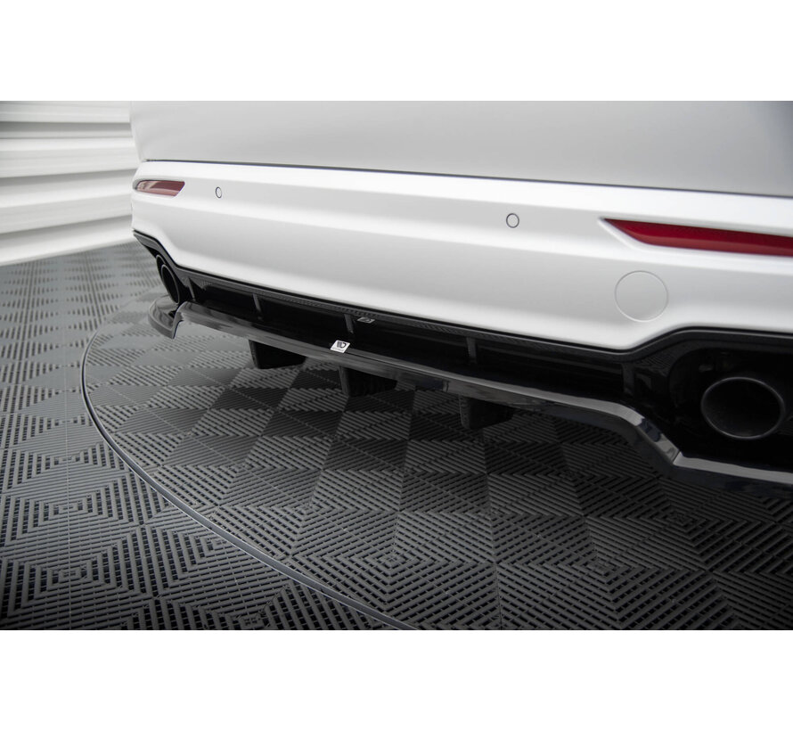 Maxton Design Central Rear Splitter (with vertical bars) Maserati Grecale GT / Modena Mk1