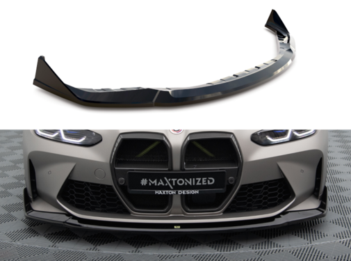 Maxton Design Maxton Design Front Splitter V.4 CSL Look BMW M4 G82 / M3 G80