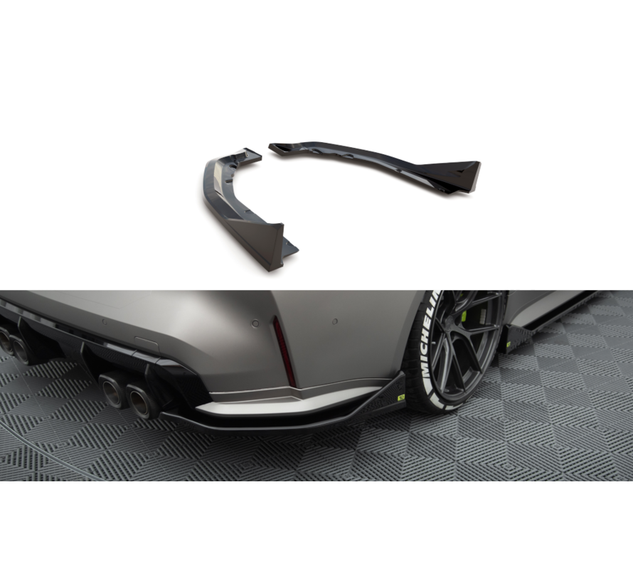 Maxton Design Rear Side Splitters V.3 CSL Look BMW M4 G82